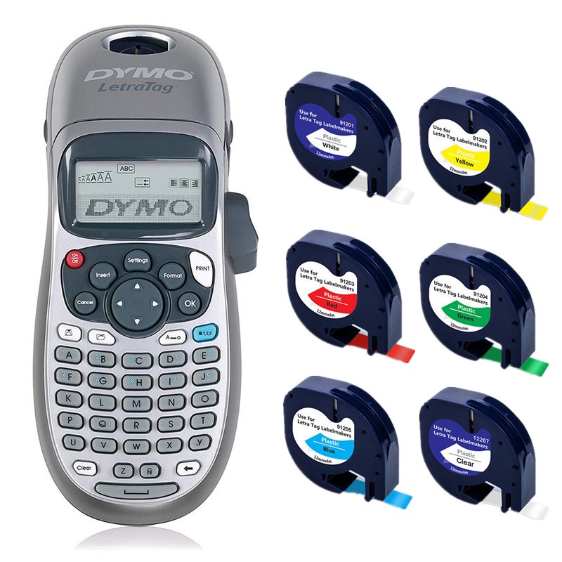 BYZ TAPE Dymo LetraTag LT100H label maker Handheld Label Printer suit
