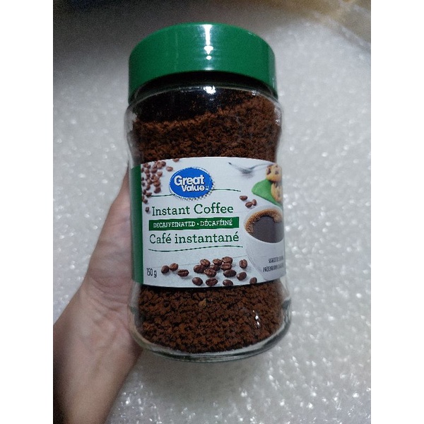 GREAT VALUE INSTANT COFFEE DECAFFEINATED Shopee Philippines