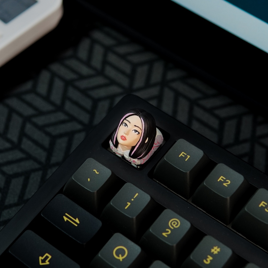 Blackpink Jennie artisan keycaps Mechanical keyboard 3d printed