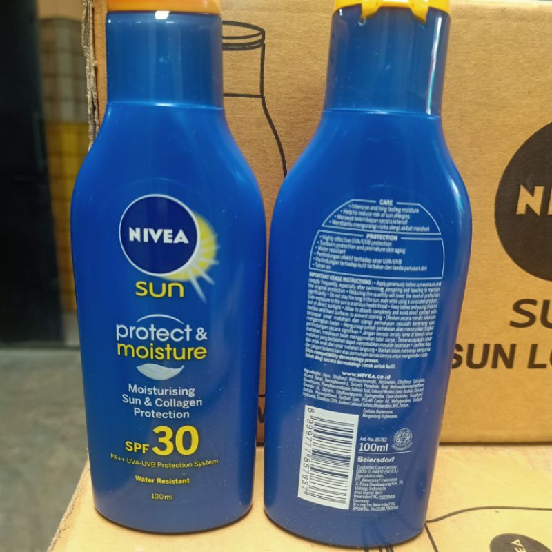Nivea Sun Lotion Protect & moisture SPF30 100ml Shopee Philippines