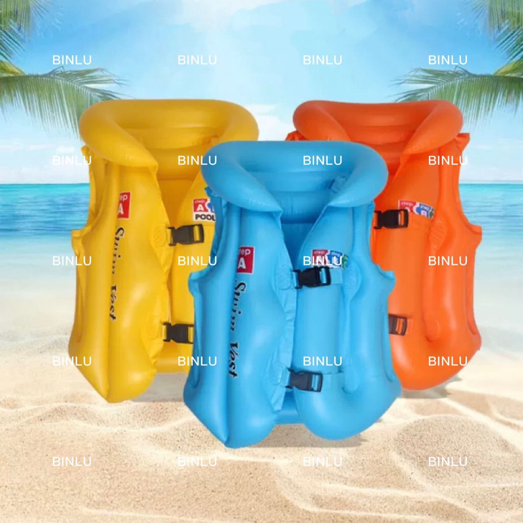 S/M/L Inflatable swim vest for kids,children,life jacket,safety jacket ...