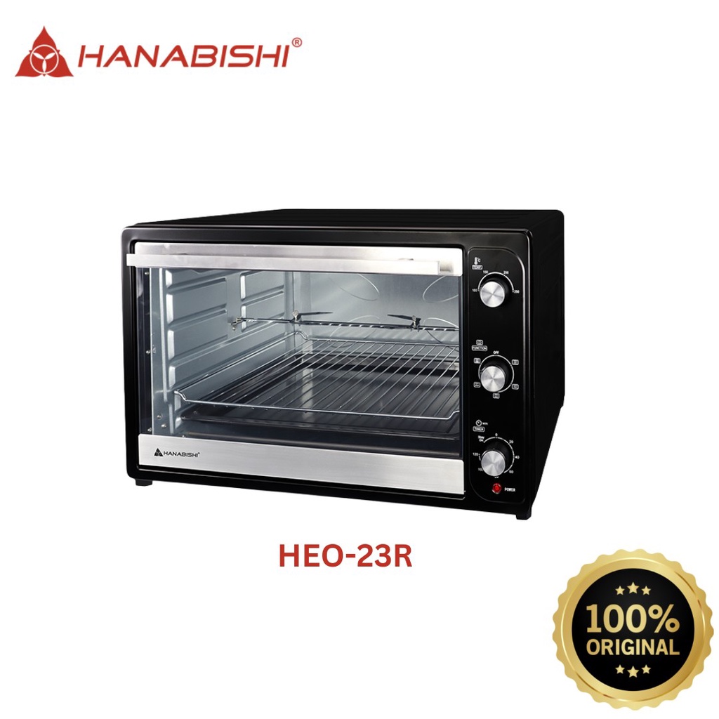Hanabishi Electric Oven HEO23R 23L Best for Baking with 4 cooking