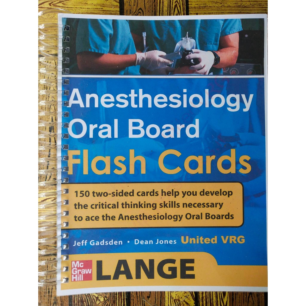 Anesthesiology Oral Board Flash Cards Shopee Philippines