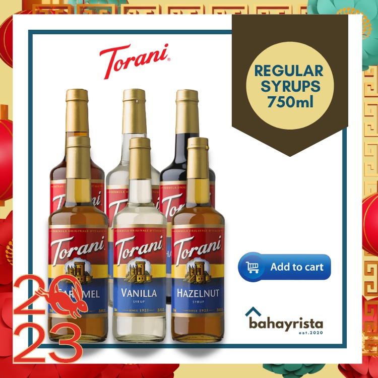 Torani Syrup Best Sellers 750ml Shopee Philippines