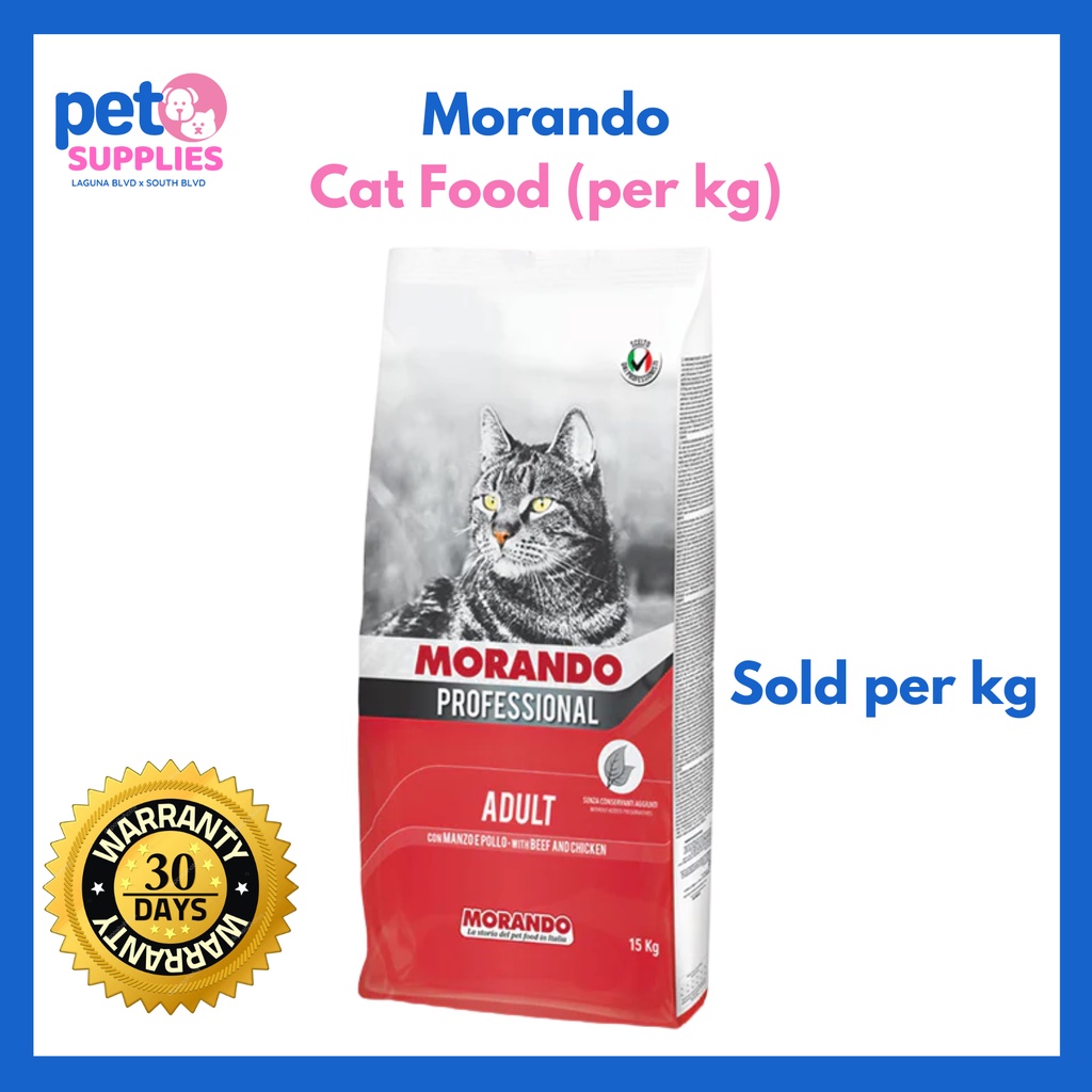 MORANDO CAT DRY FOOD (SOLD PER KG) WITH BEEF AND CHICKEN Shopee
