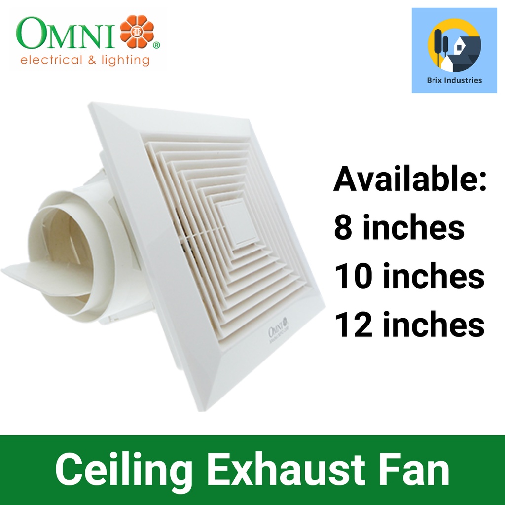 Omni Ceiling Mounted Exhaust Fan 8