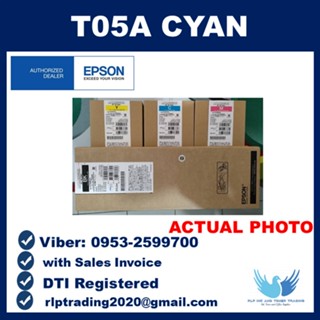 EPSON T05A Cyan Pro Pigment Ink High Capacity Original For EPSON WF ...