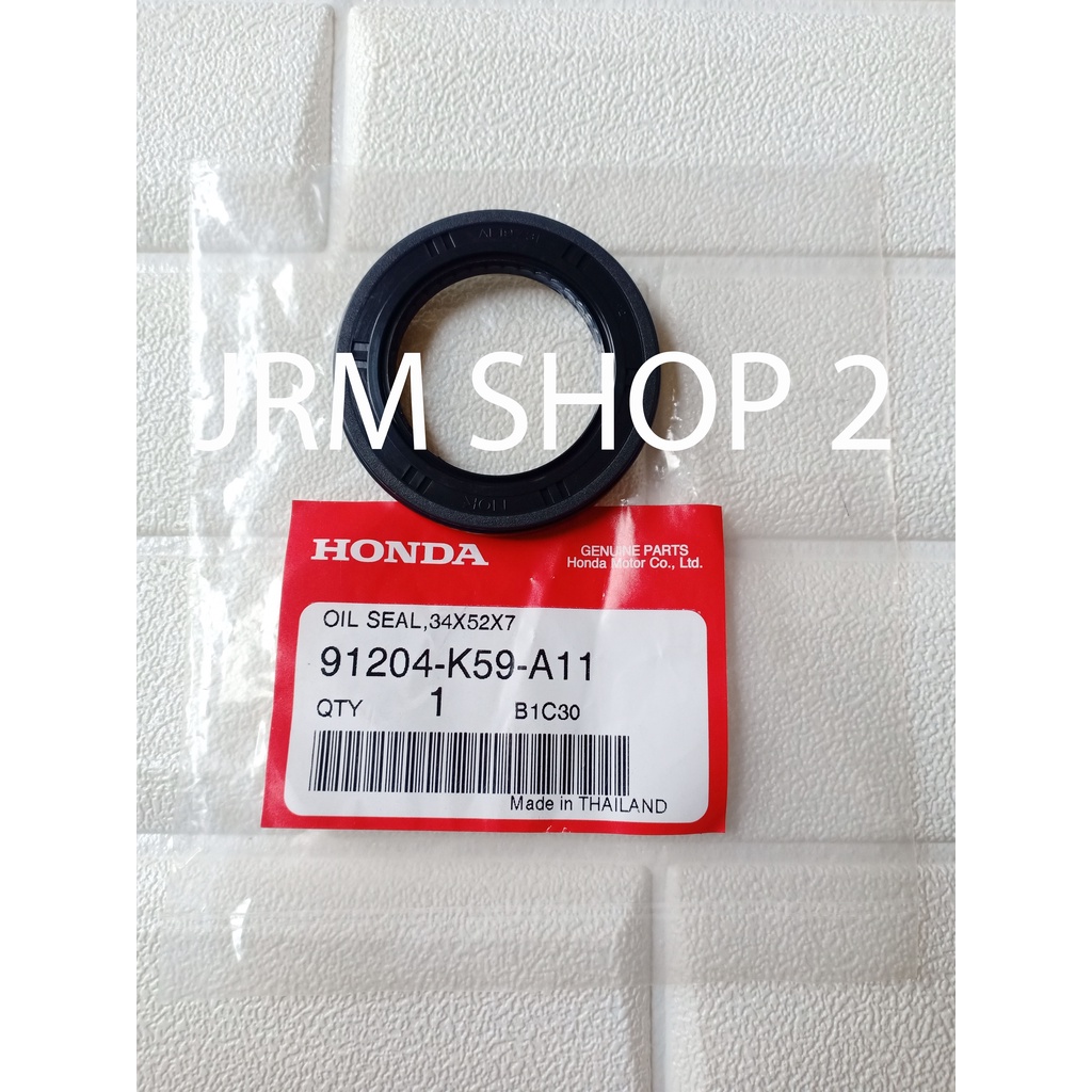 HONDA Click Primary Gear Oil Seal ( 91204K59A11) Shopee Philippines