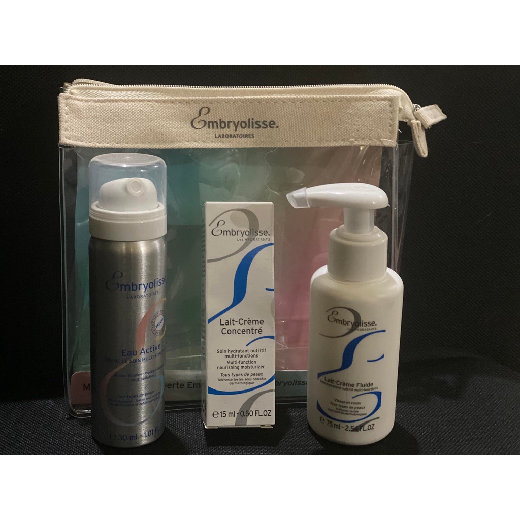 Embryolisse Lait Cream Concentrated Moisturizer Discovery Kit 3 Pieces
