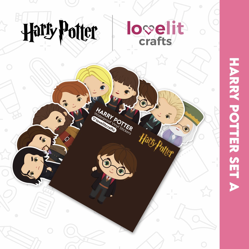 Harry Potter Sticker Set A Waterproof Vinyl Waterproof