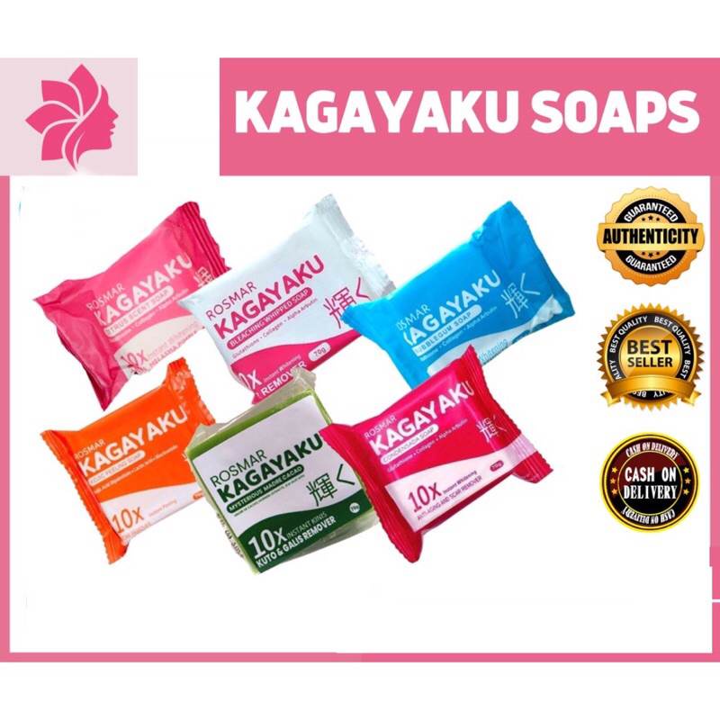 Rosmar Kagayaku Soap 70g Vanilla, Condensada, Bubblegum, Citrus