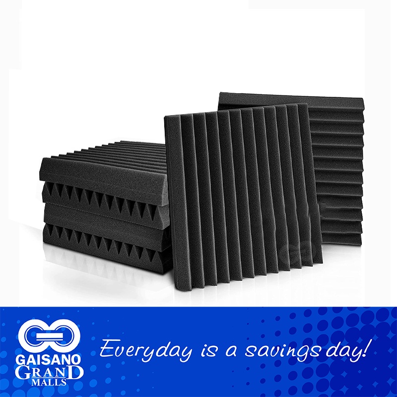 Acoustic Studio Foam Wedge Style Acoustic Foam Panels 6pc Set 777