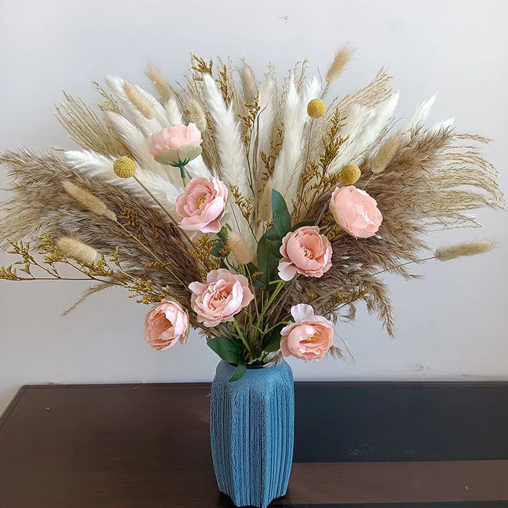 Dry Flowers Pampas Grass Decor Tall Dried Flower Bouquet Dried