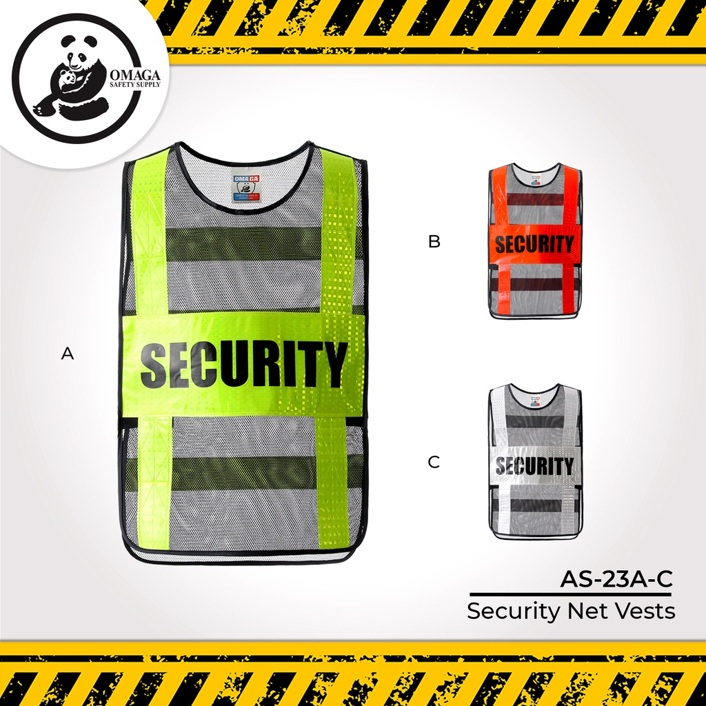 OMAGA BRAND SAFETY SECURITY NET VEST AS23 Shopee Philippines