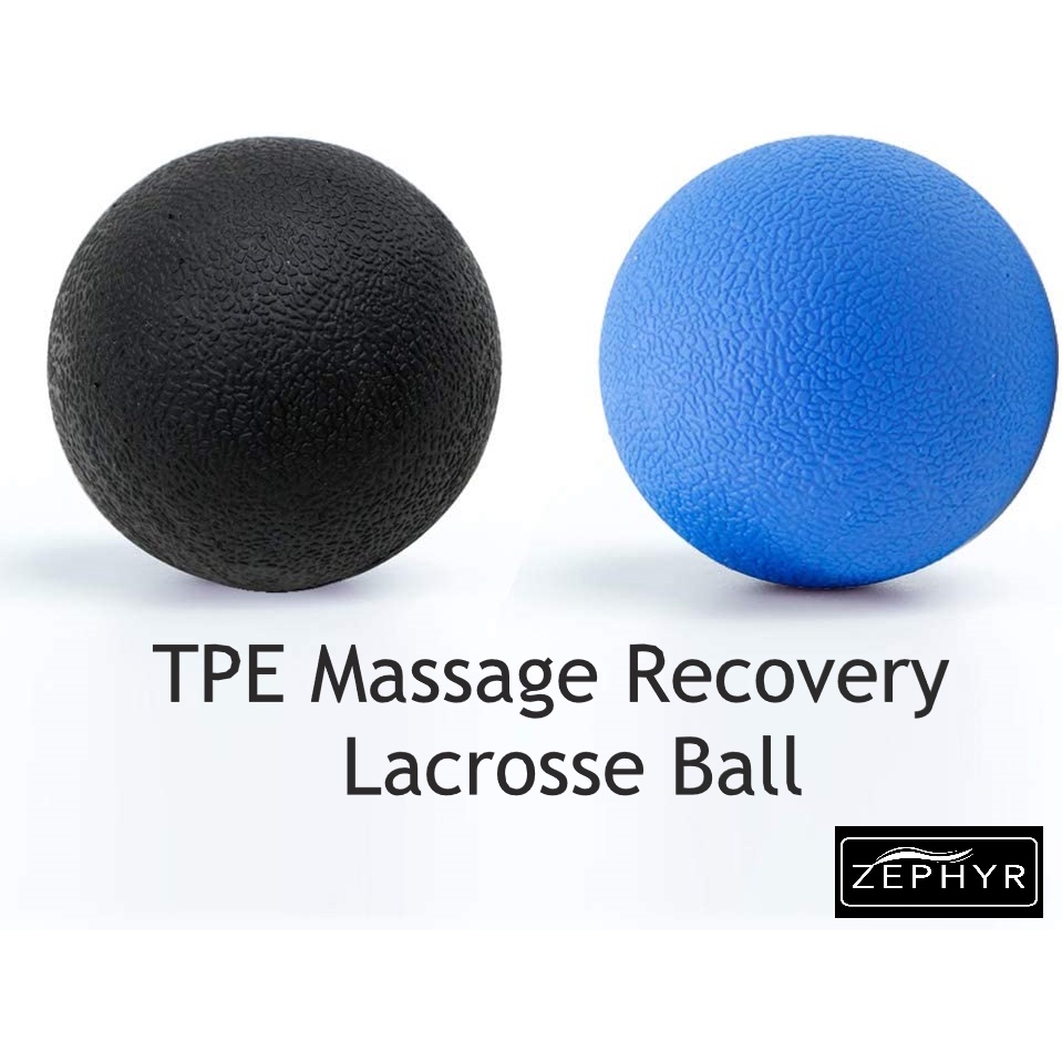 TPE Massage Recovery Lacrosse Ball for Muscle Knots, Myofascial Release, Trigger Point Therapy