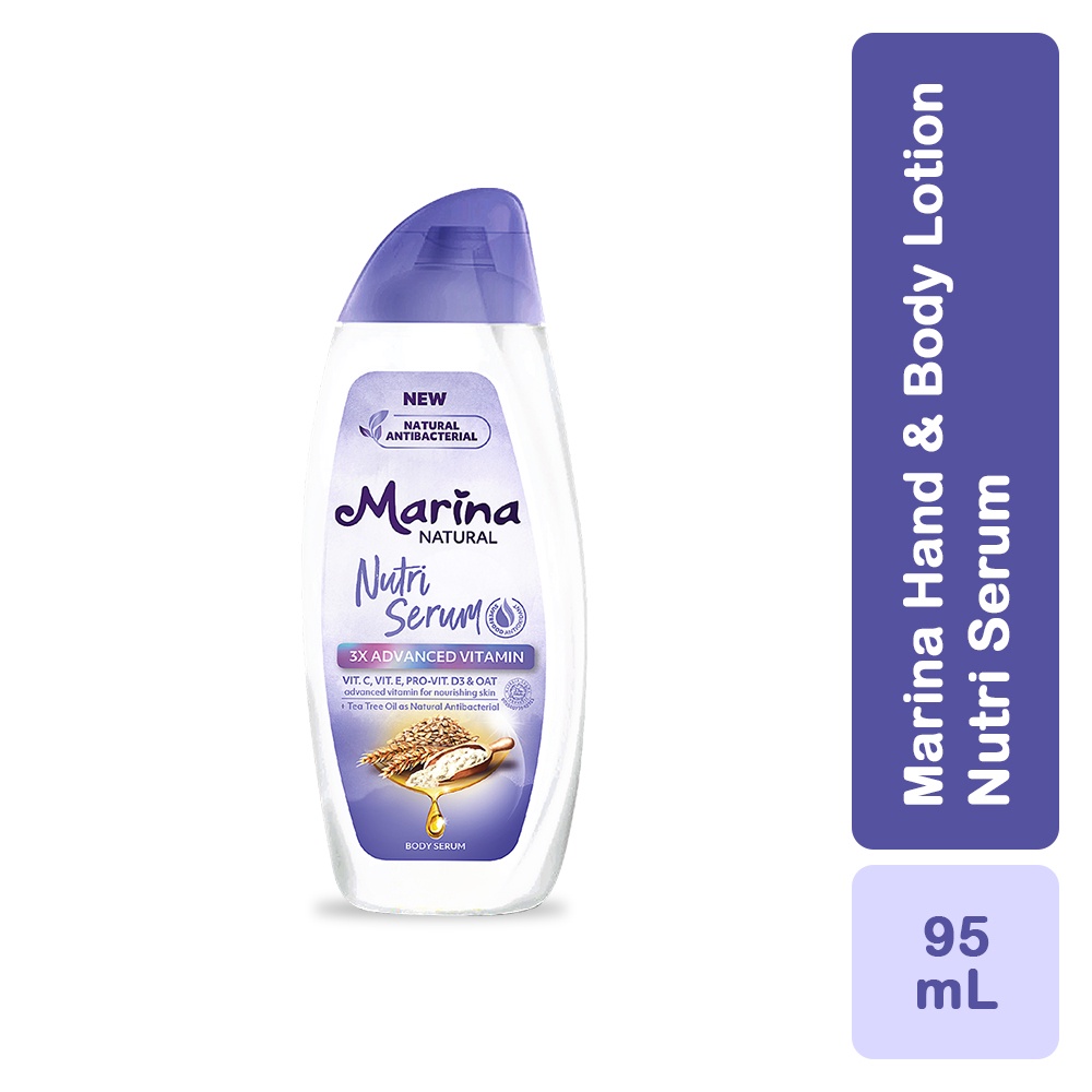 Marina Hand & Body Lotion Natural Nutri Serum 95mL Shopee Philippines