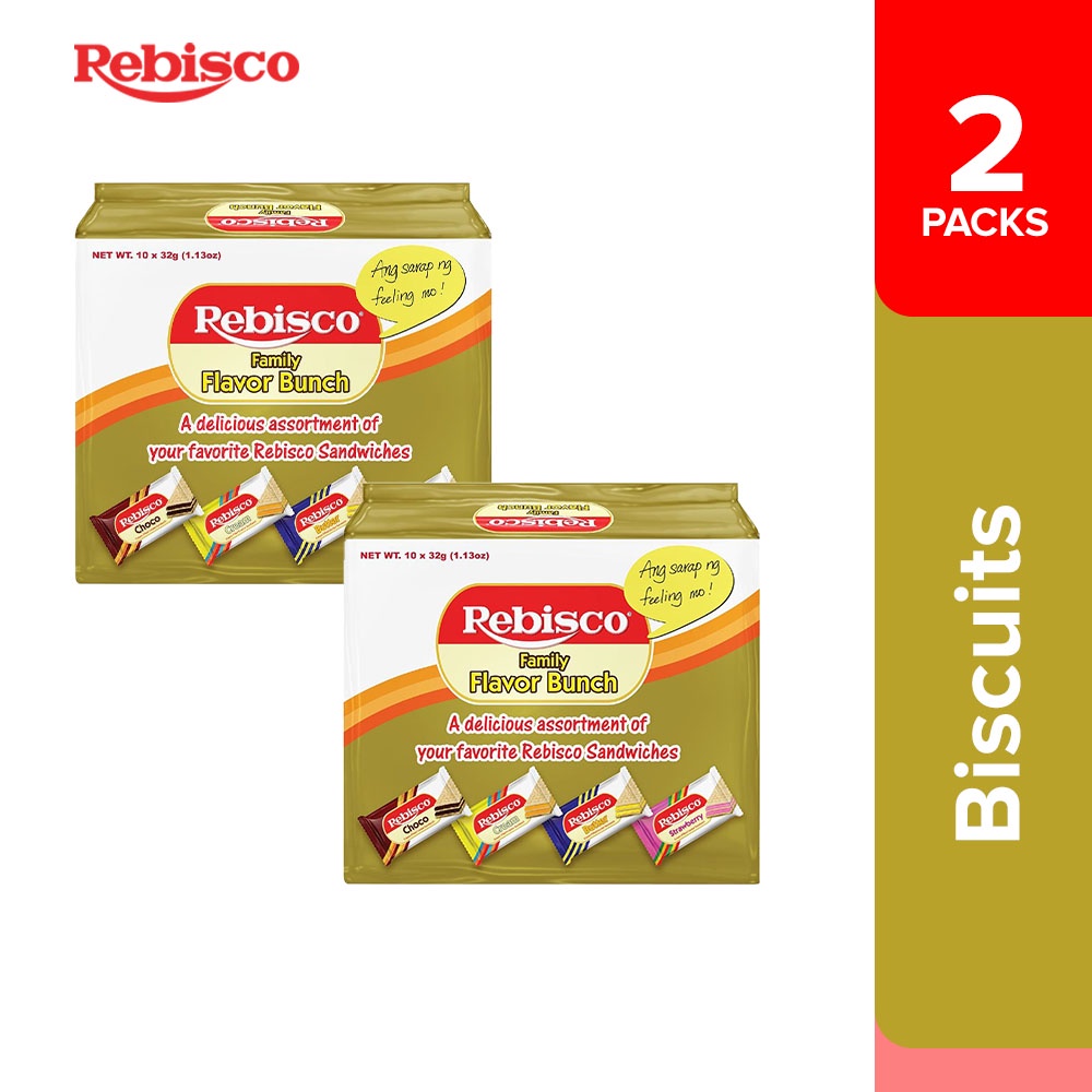 Rebisco Flavor Bunch 32g x 10pcs (Set of 2) | Shopee Philippines