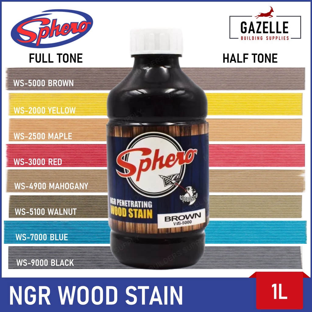 Sphero NGR Wood Stain For Wood Surfaces 1L Shopee Philippines