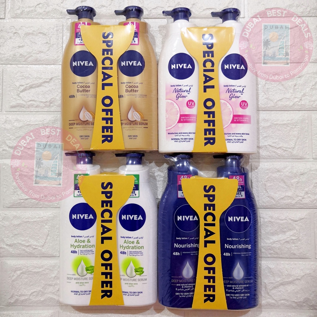 Nivea Body Lotion 400ml x 2pcs Dubai Best Deals Shopee Philippines