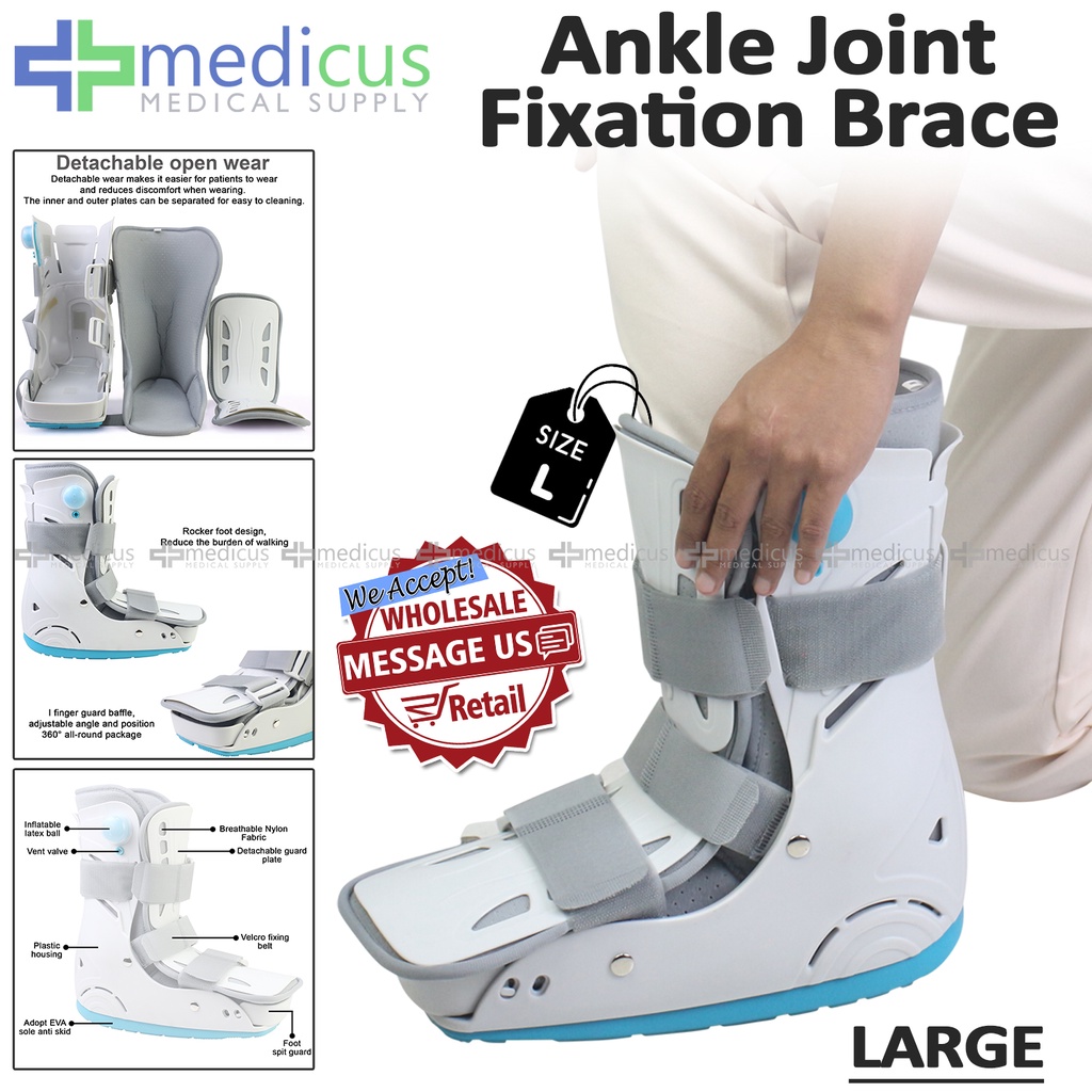 Medicus Walking Boot Achilles Tendon Boots Aircast Air Pump Ankle Joint