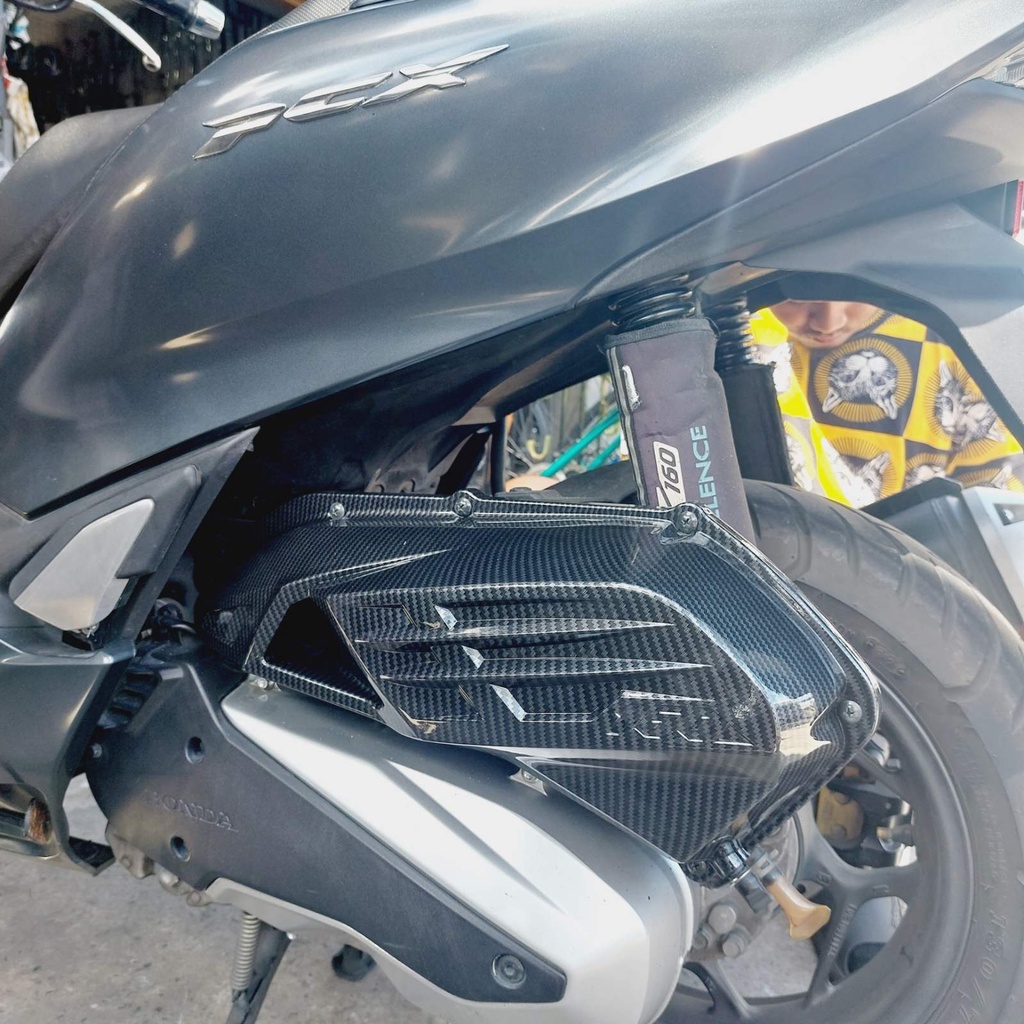 new-click-160-pcx-160-carbon-air-filter-garnish-with-free-panel-gauge