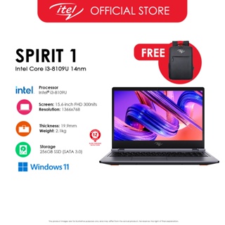 itel Spirit 1 Laptop | Intel Core i3 + 8GB RAM + 256GB SSD