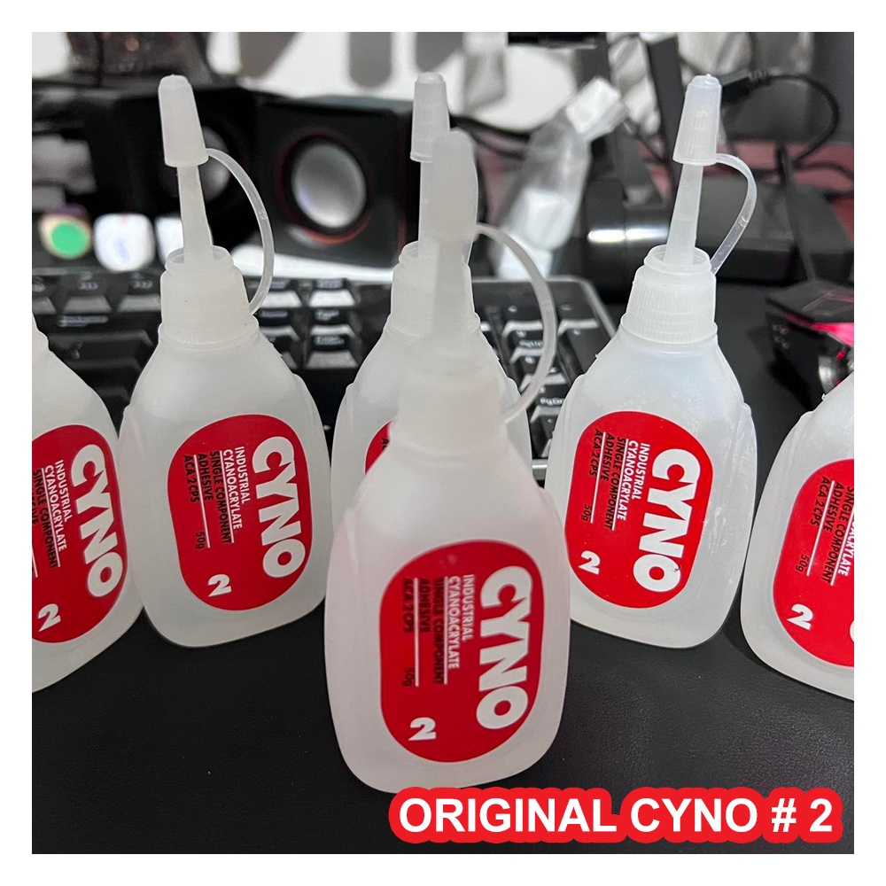 Cyno Glue 2 BIG 50mg Number 2 Cyano Adhesive Cyanoacrylate Tarpaulin