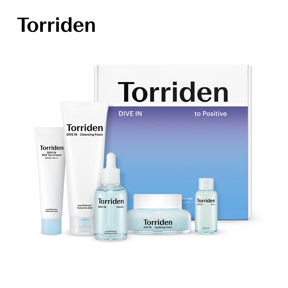 [Torriden Official] 2023 DIVE IN Hyaluronic Essential Skincare Set for