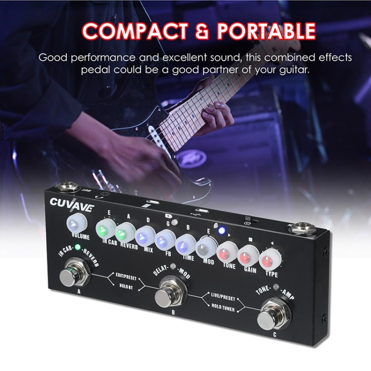 CUVAVE CUBE BABY Portable Multifunctional Electric / BASS / AC Guitar