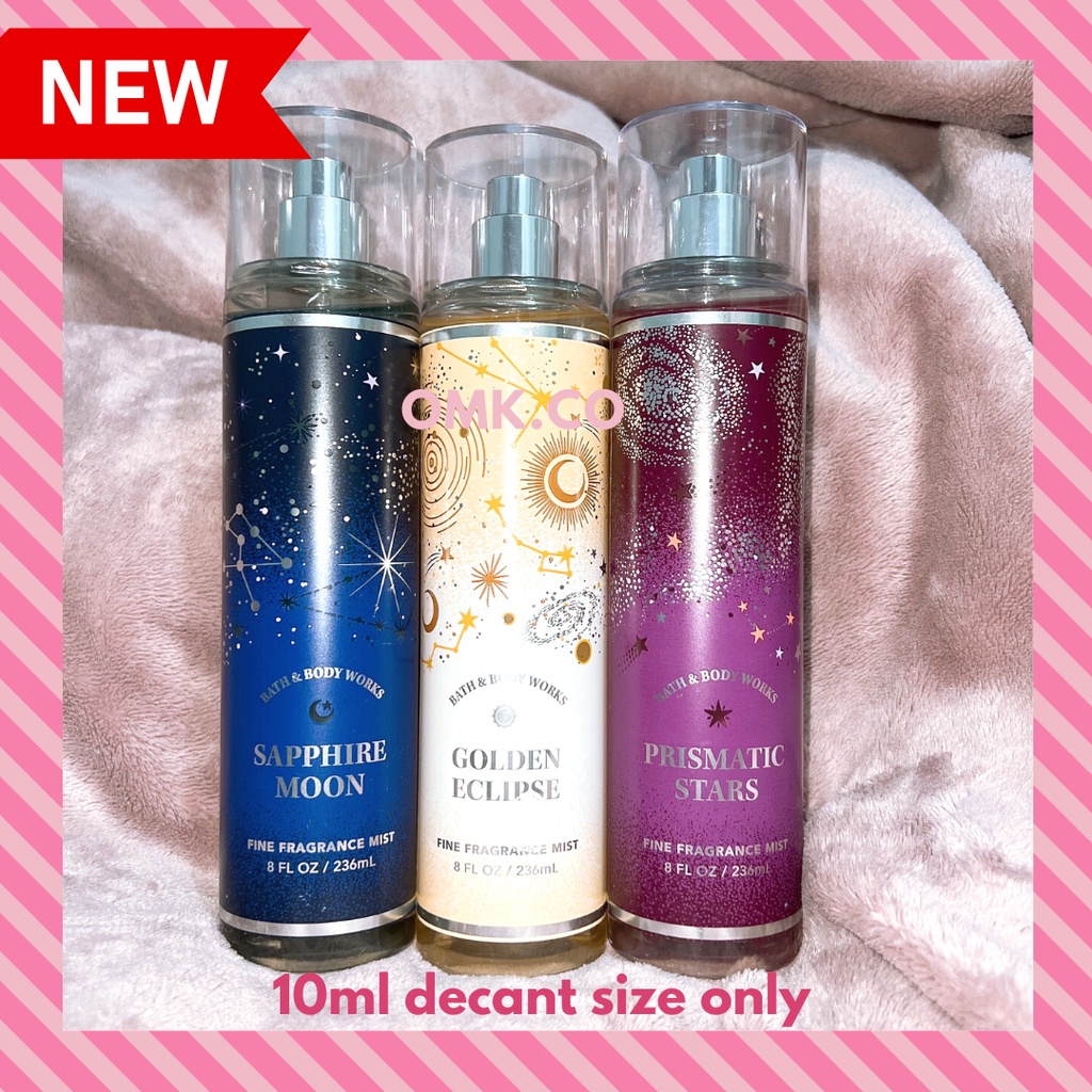 Bath&Body Works new release sapphire moon, golden eclipse and