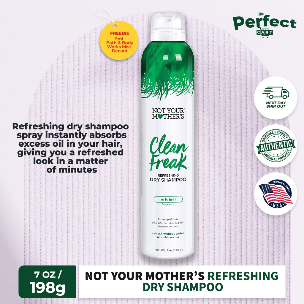 Den fremmede Farmakologi Gør det tungt Not Your Mother's Refreshing Dry Shampoo 7.0 oz | Shopee Philippines