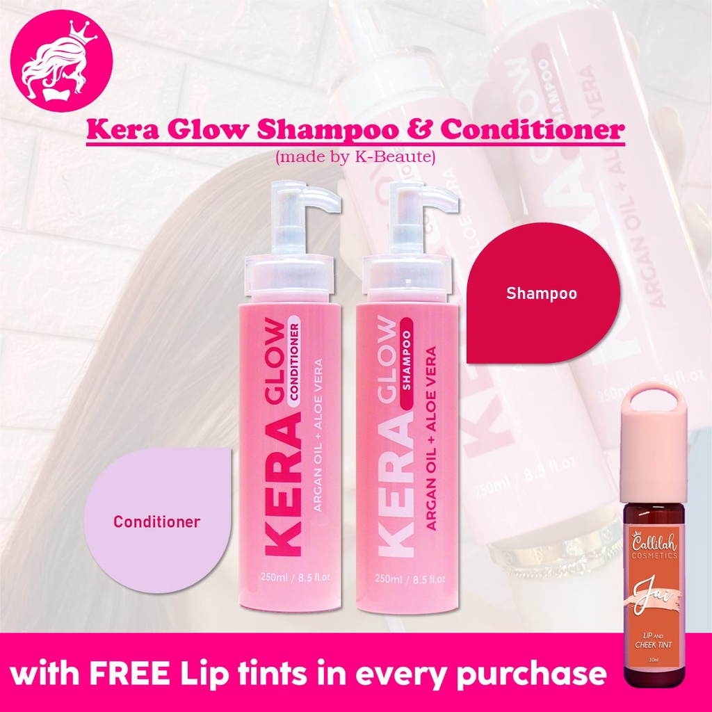 Kera Glow Shampoo and Conditioner by KBeaute (healthy and glowing hair