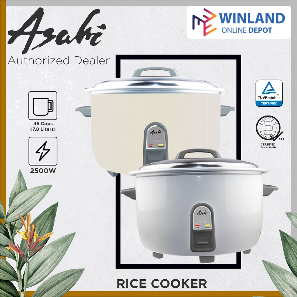 ASAHI by Winland Commercial Rice Cooker 45cups (7.8L) RC45 Shopee