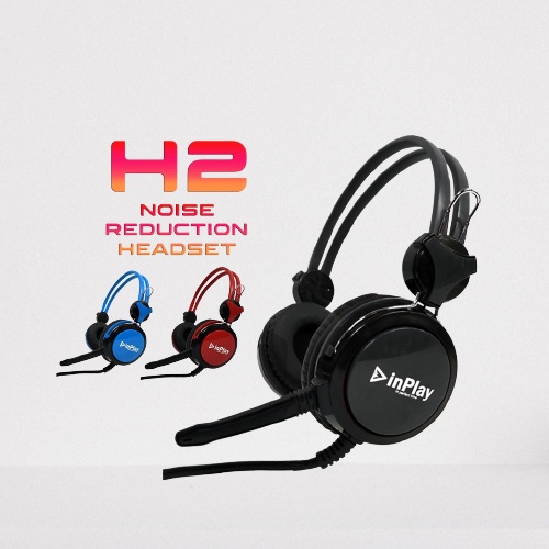 NPLAY H2 NOISE REDUCTION GAMING HEADSET with Microphone, 1.5 meter