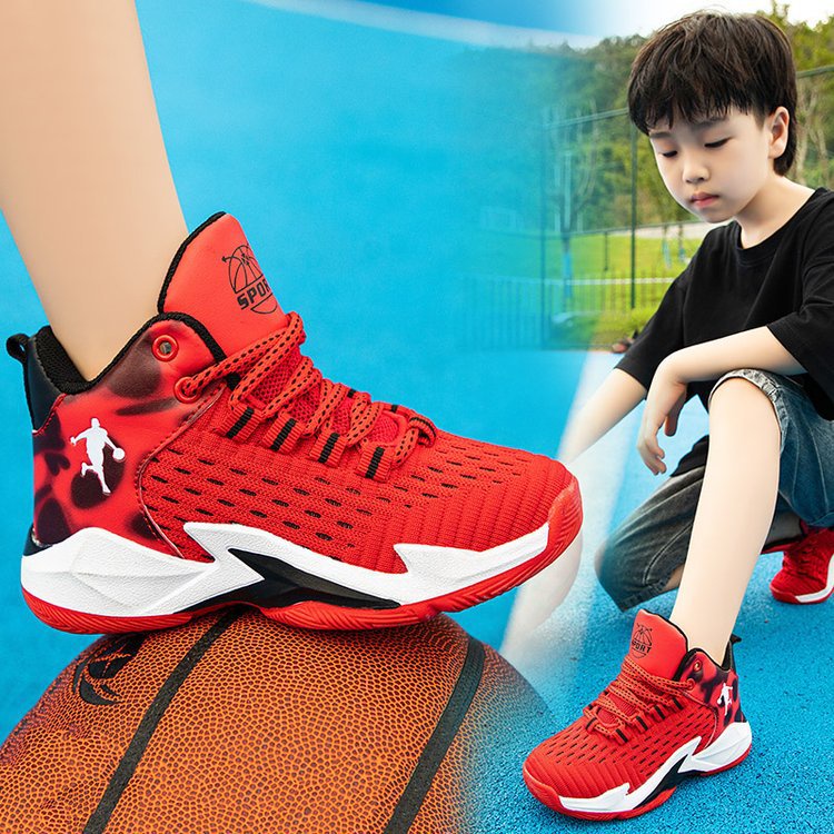 basketball shoes for kids big size braided hight top basketball for ...