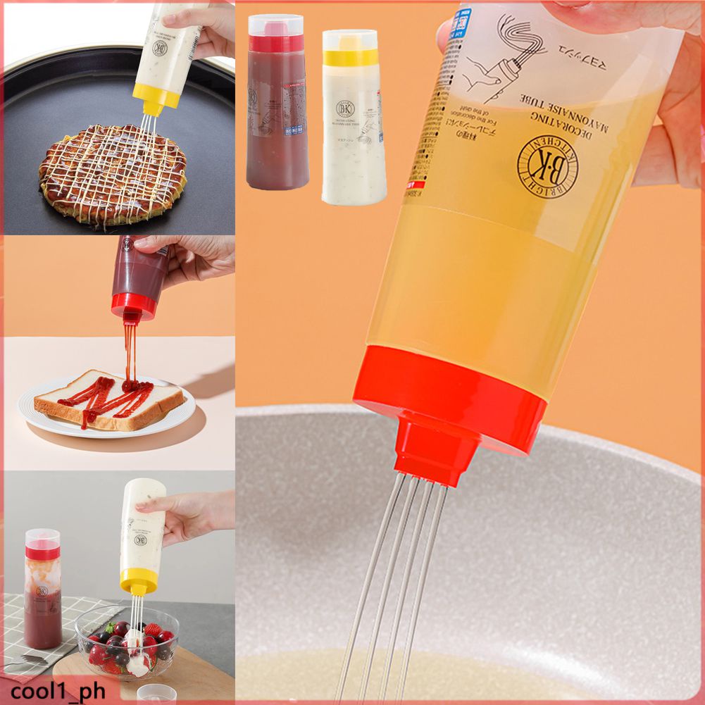 300ml Ketchup Squeeze Bottle Sauce Squeeze Bottles For Mustard Mayo
