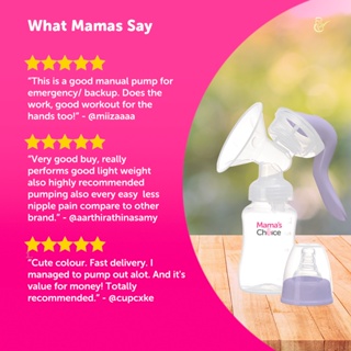 Mama’s Choice Manual Breast Pump | Portable Pump for Breastfeeding #7