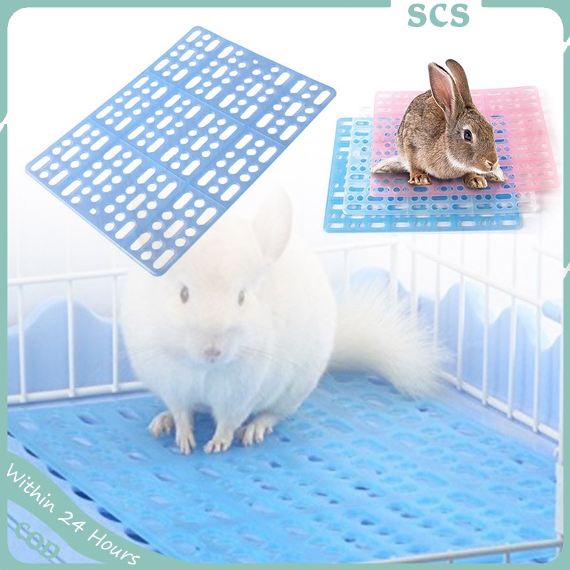 Rabbit Cage Mats Plastic Rabbit Playpen Feet Mats for Rabbit Hamster