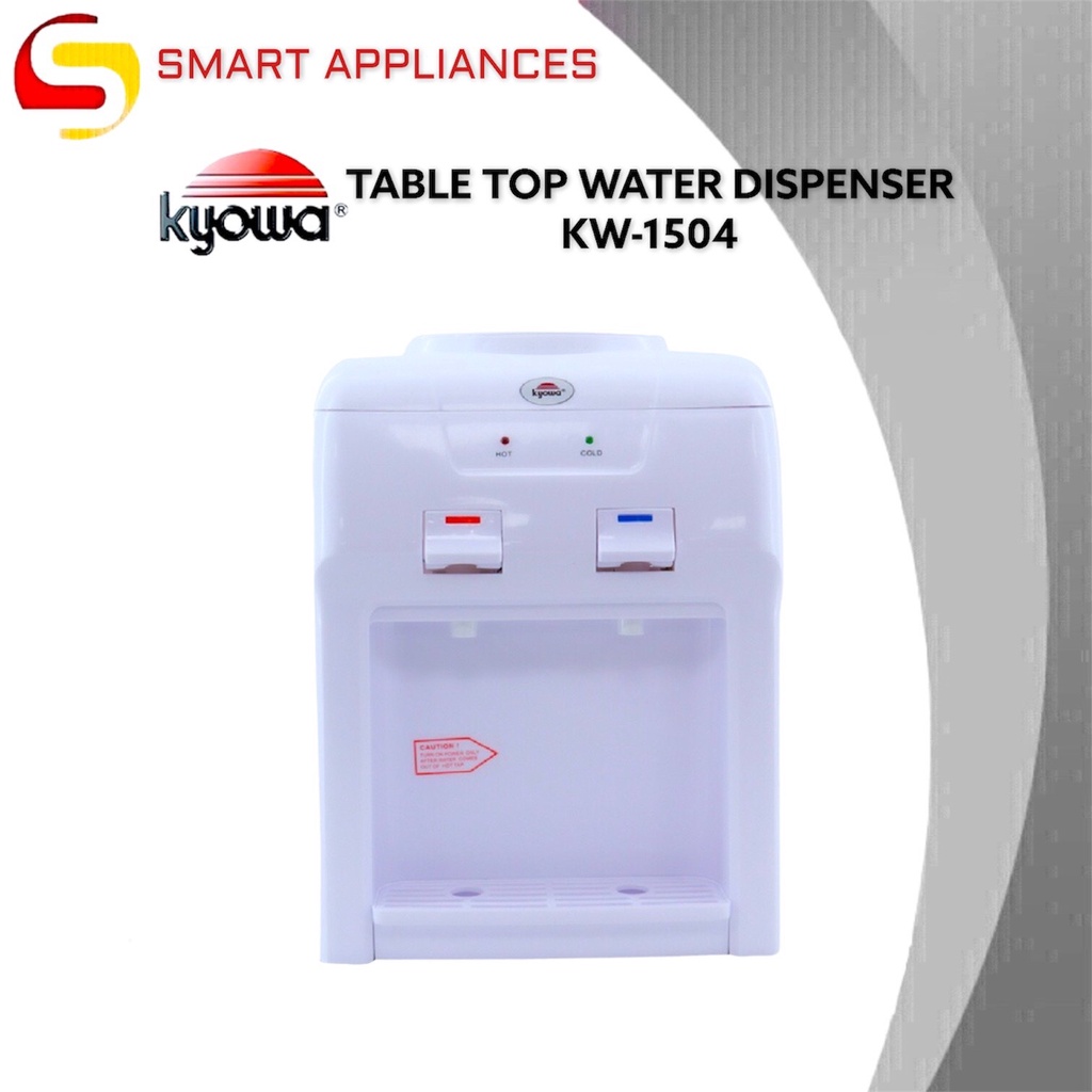 Kyowa Hot & Cold Water Dispenser (KW1504) Tabletop White Shopee