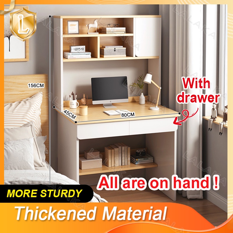 Computer Table Desk Bookshelf Integrated Home Bedroom Student Study