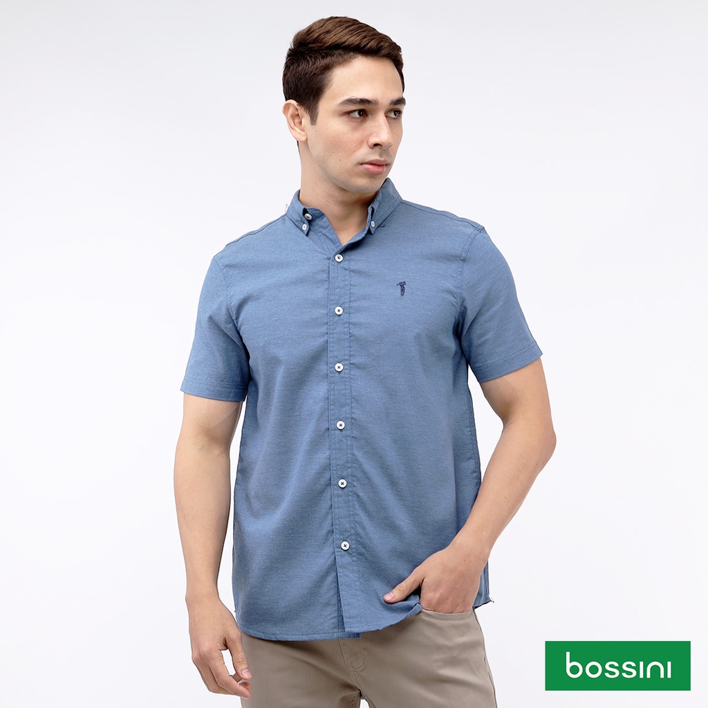Bossini Woven Polo Short Sleeve BMT06-0216 | Shopee Philippines