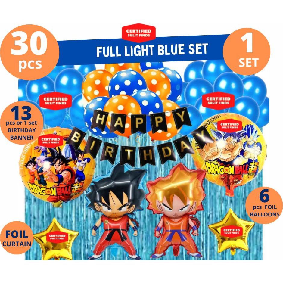 Dragon Ball Z Theme Party Decorations Set Goku Gokou Dragon Ball Z