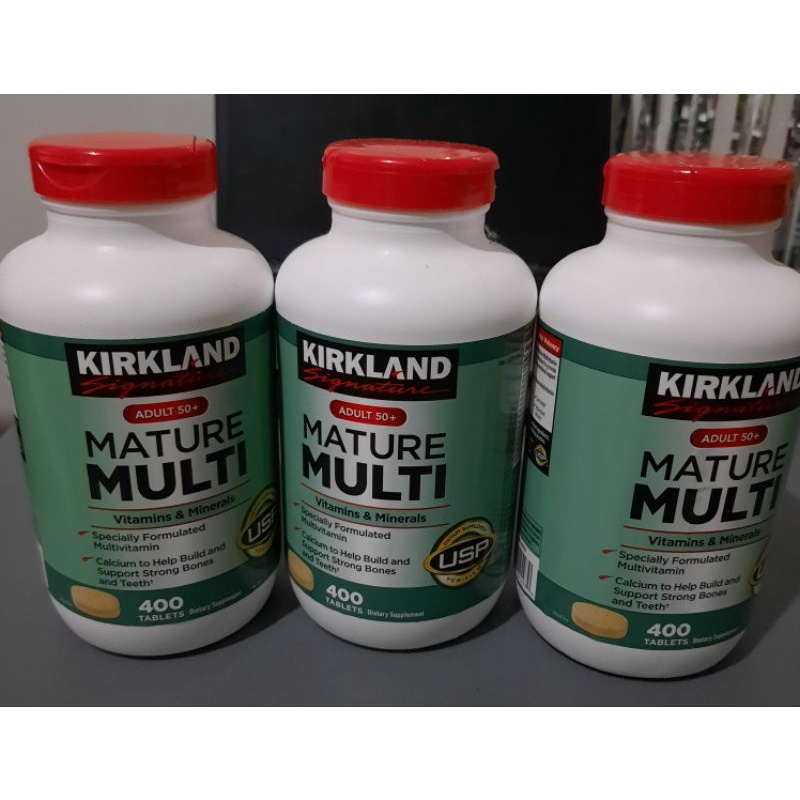 Kirkland Mature Multi Vitamins Expiry May 2024 Shopee Philippines