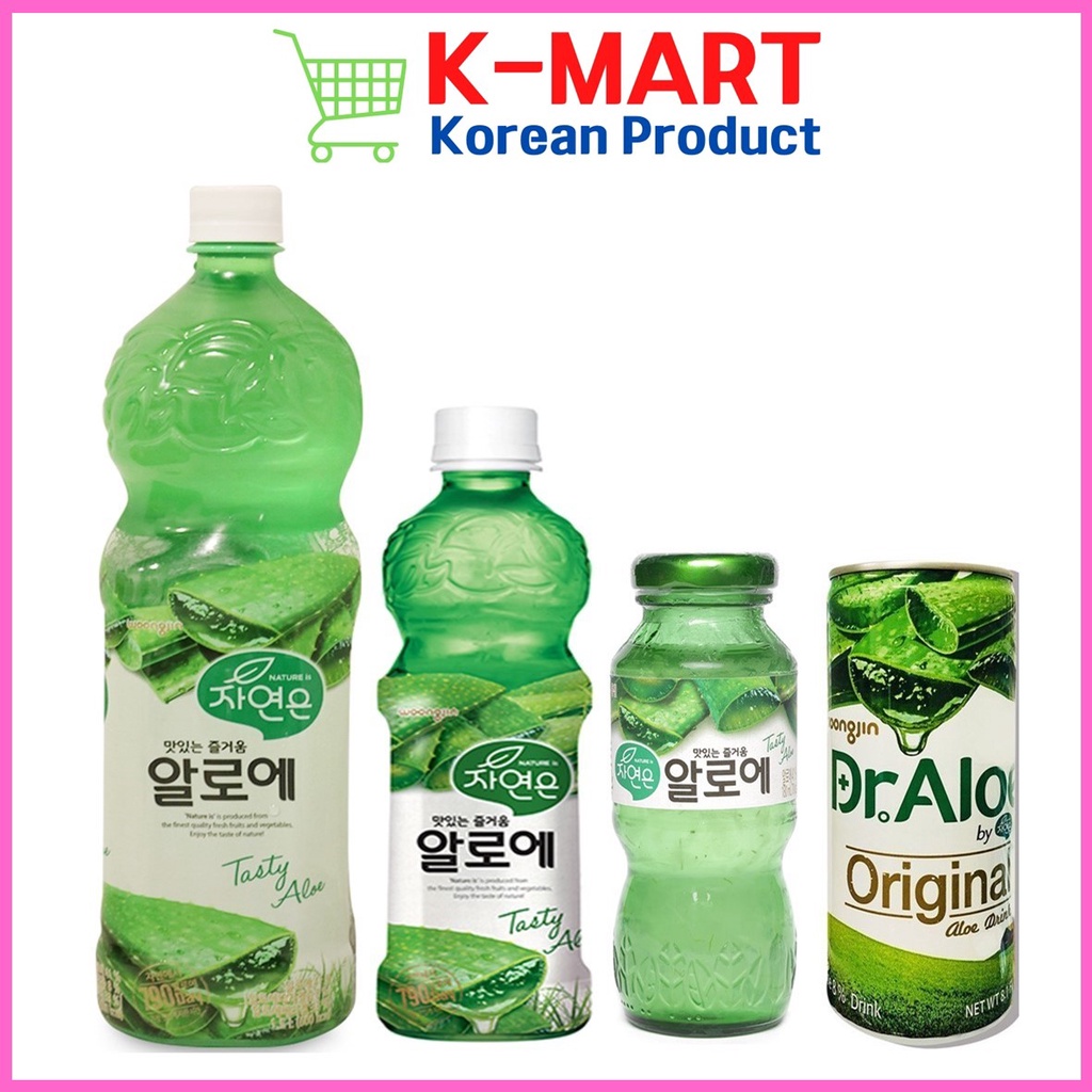 Woongjin Aloe Juice Can 240ml Or Bottle 180ml And 500ml And 15l Korea Shopee Philippines 3863