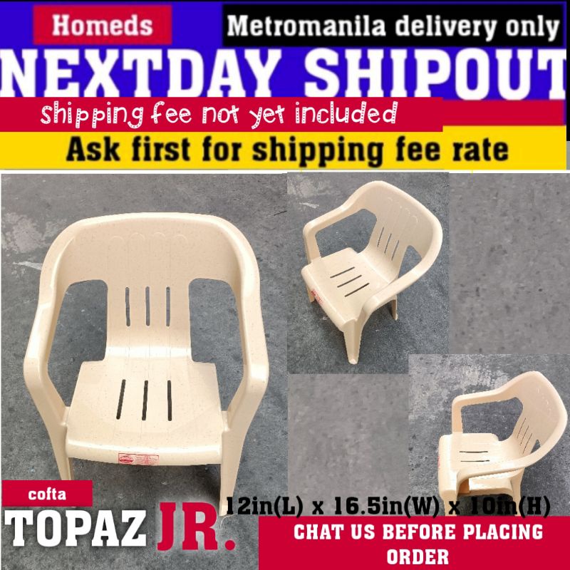 cofta topaz JUNIOR size arm chair metromanila Shopee Philippines