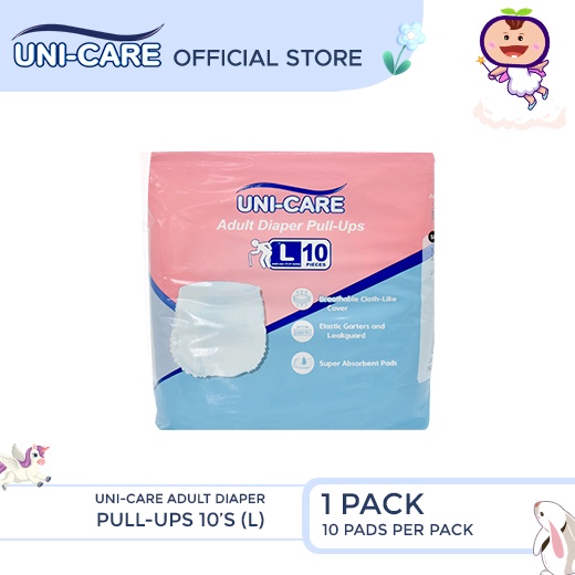 Uni Care Adult Pull Ups 10s Large Pack Of 1 Shopee Philippines