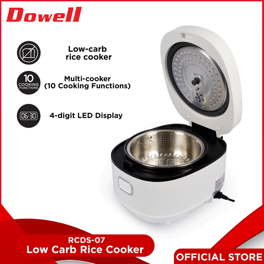 Dowell RCDS07 7 cups with LED Digital Display Low Sugar Healthy Rice
