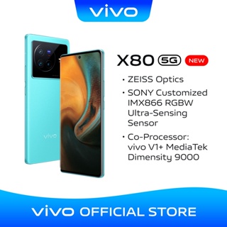 【NEW】vivo X80 Smartphone Zeiss Optics 5G Co-Processor 12GB RAM Android12 Cellphone 80W Fast Charging
