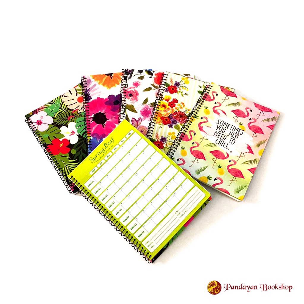 SpringLeaf Spring Bloom Spiral Notebook 80 leaves | Shopee Philippines