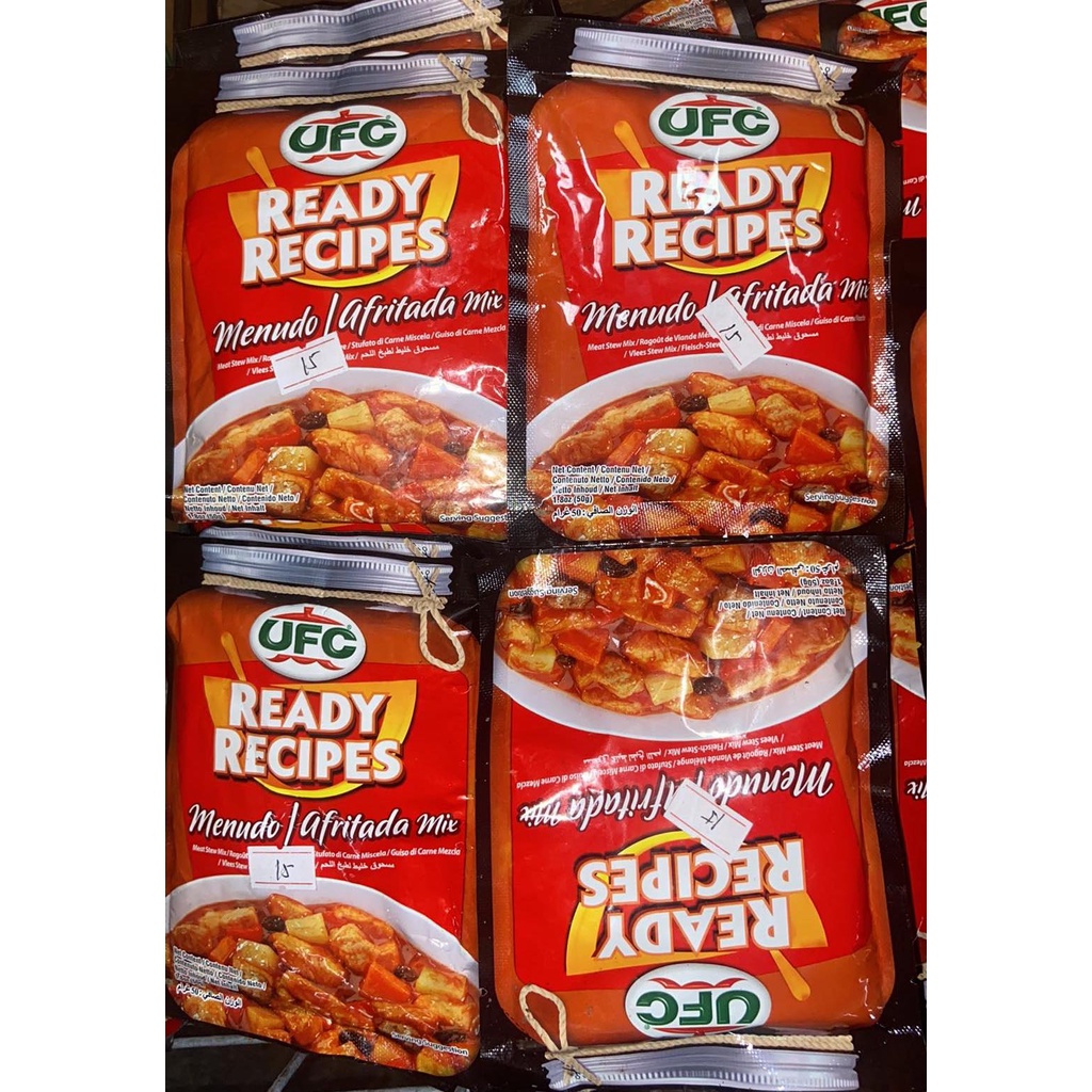 Ufc Ready Recipes Menudoafritada Mix 50g Shopee Philippines